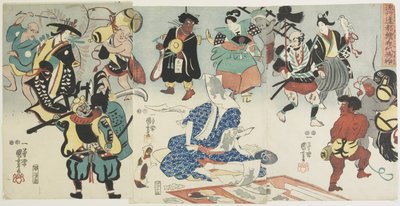Popular Otsu-e Phenomenon by Utagawa Kuniyoshi